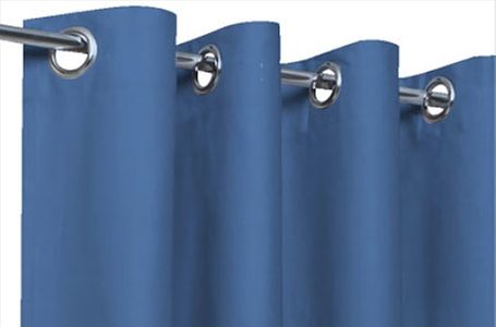 tenda filtrante blu tinta unita su misura